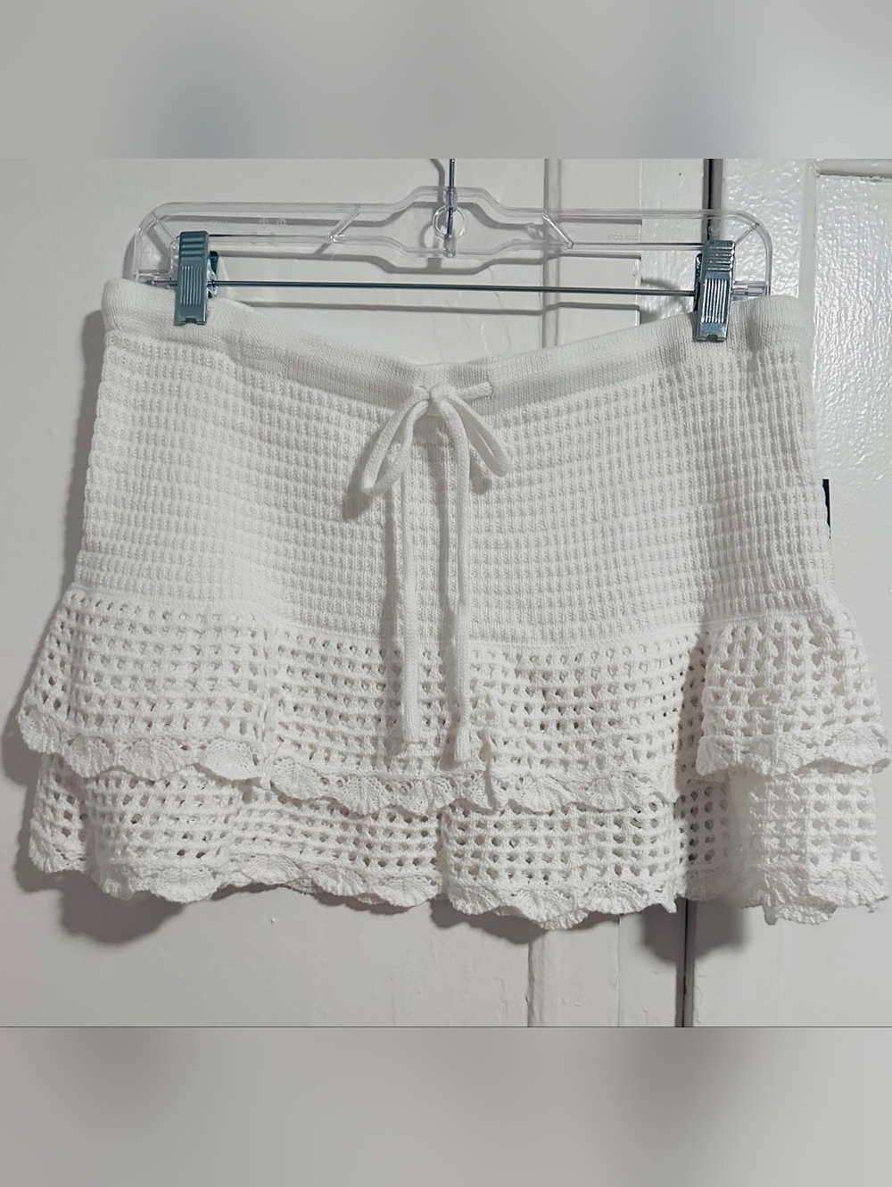 wild fable White Crochet Mini Skirt - Picture 2 of 6